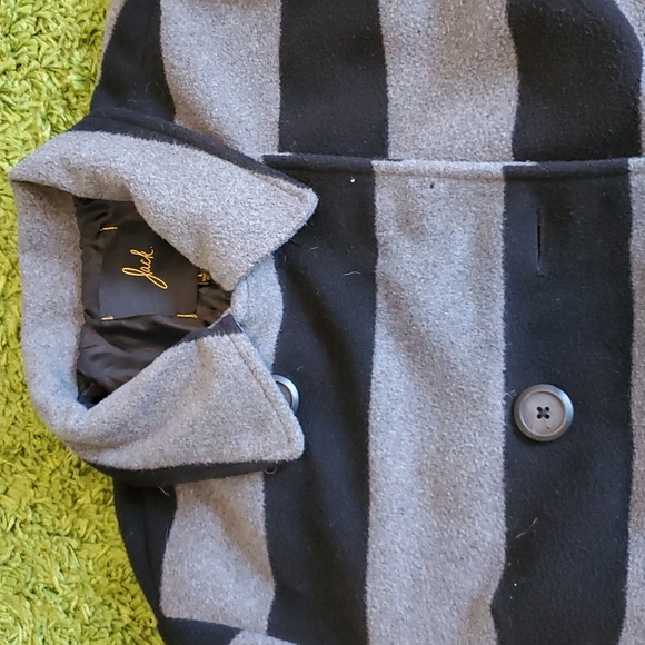 Striped Pea Coat - Picture 6 of 7